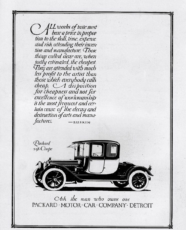 1914 Packard Auto Advertising